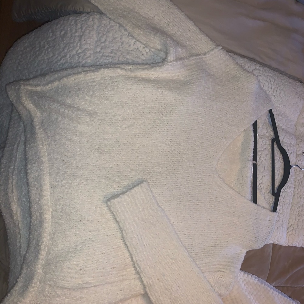 Free people fuzzy sweater